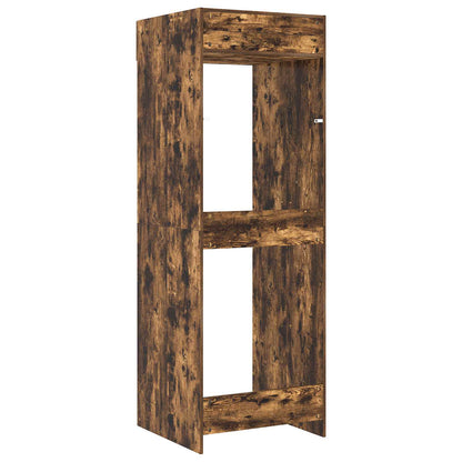 vidaXL Waschmaschinen-Schrank Geräucherte Eiche 67,5 x 68 x 200 cm