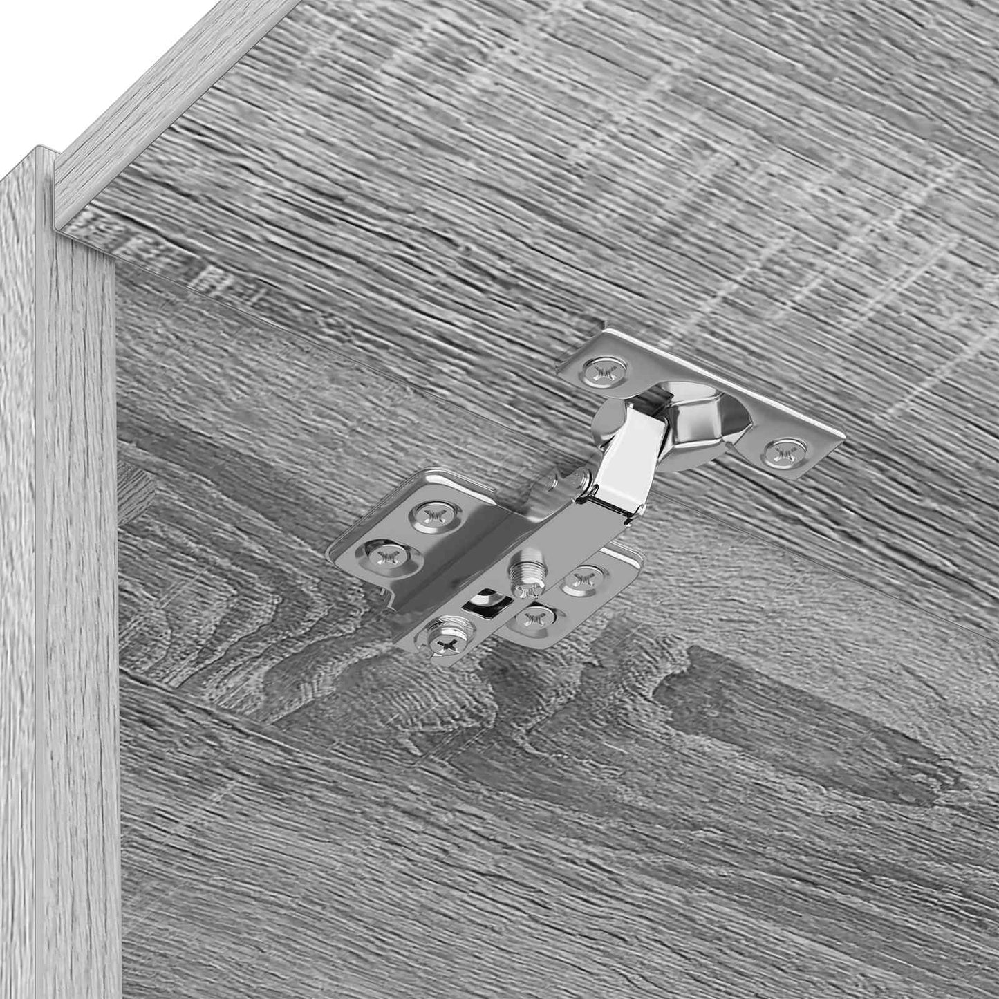 vidaXL Waschmaschinen-Schrank mit Tür Graues Sonoma 67,5 x 68 x 200 cm