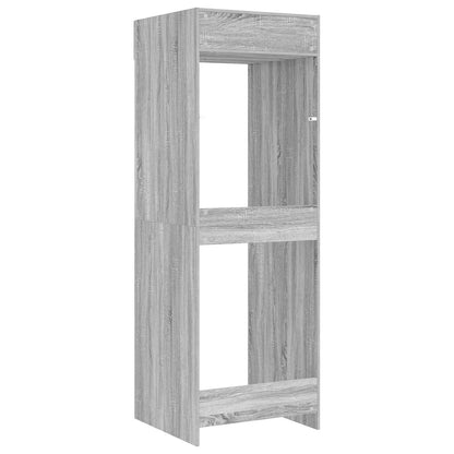 vidaXL Waschmaschinen-Schrank mit Tür Graues Sonoma 67,5 x 68 x 200 cm