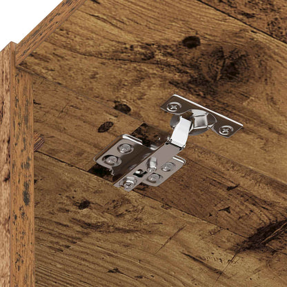 vidaXL Waschmaschinen-Schrank Altholz 67,5 x 68 x 200 cm Holzwerkstoff