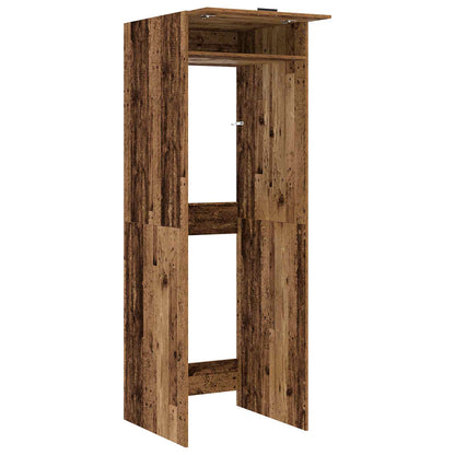 vidaXL Waschmaschinen-Schrank Altholz 67,5 x 68 x 200 cm Holzwerkstoff