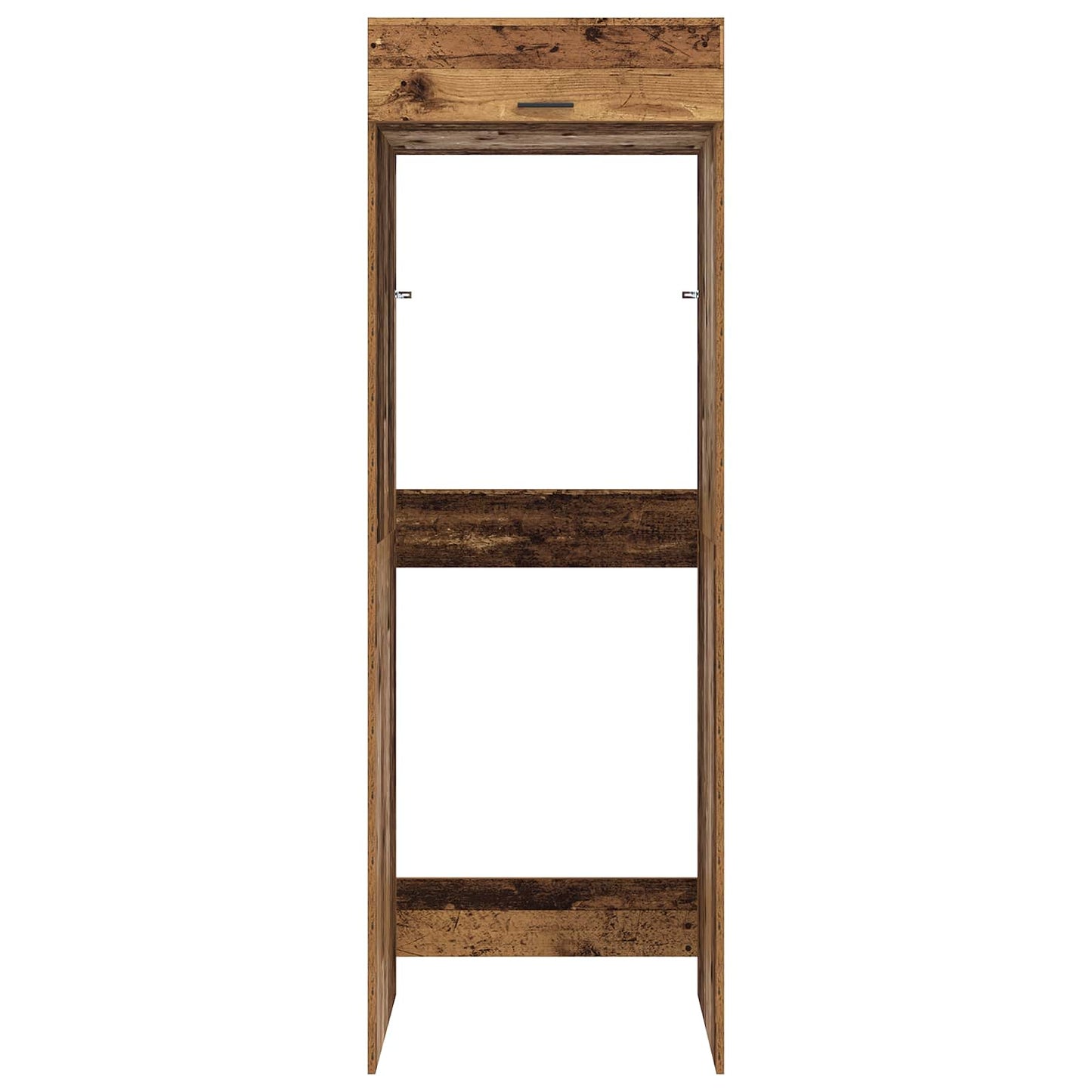 vidaXL Waschmaschinen-Schrank Altholz 67,5 x 68 x 200 cm Holzwerkstoff
