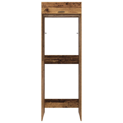 vidaXL Waschmaschinen-Schrank Altholz 67,5 x 68 x 200 cm Holzwerkstoff