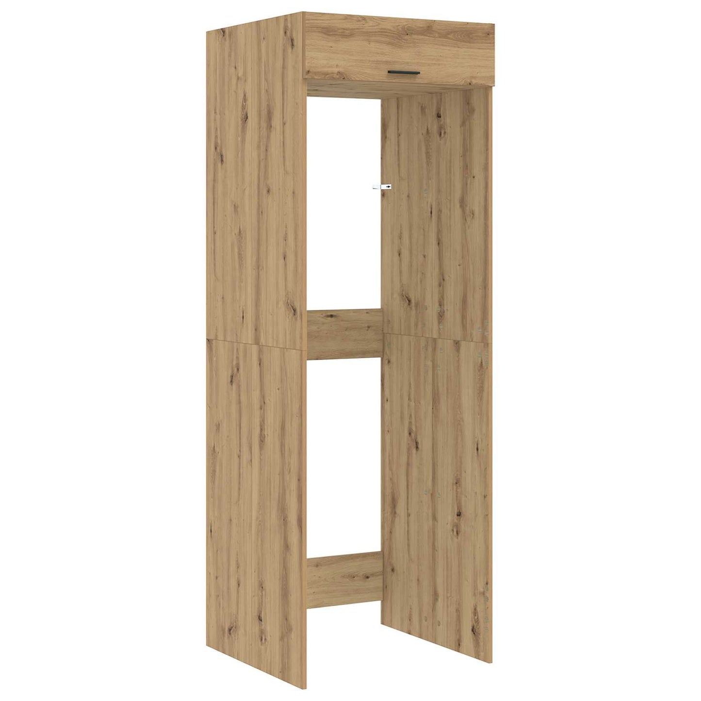 vidaXL Waschmaschinen-Schrank mit Tür Artisan-Eiche 67,5 x 68 x 200 cm
