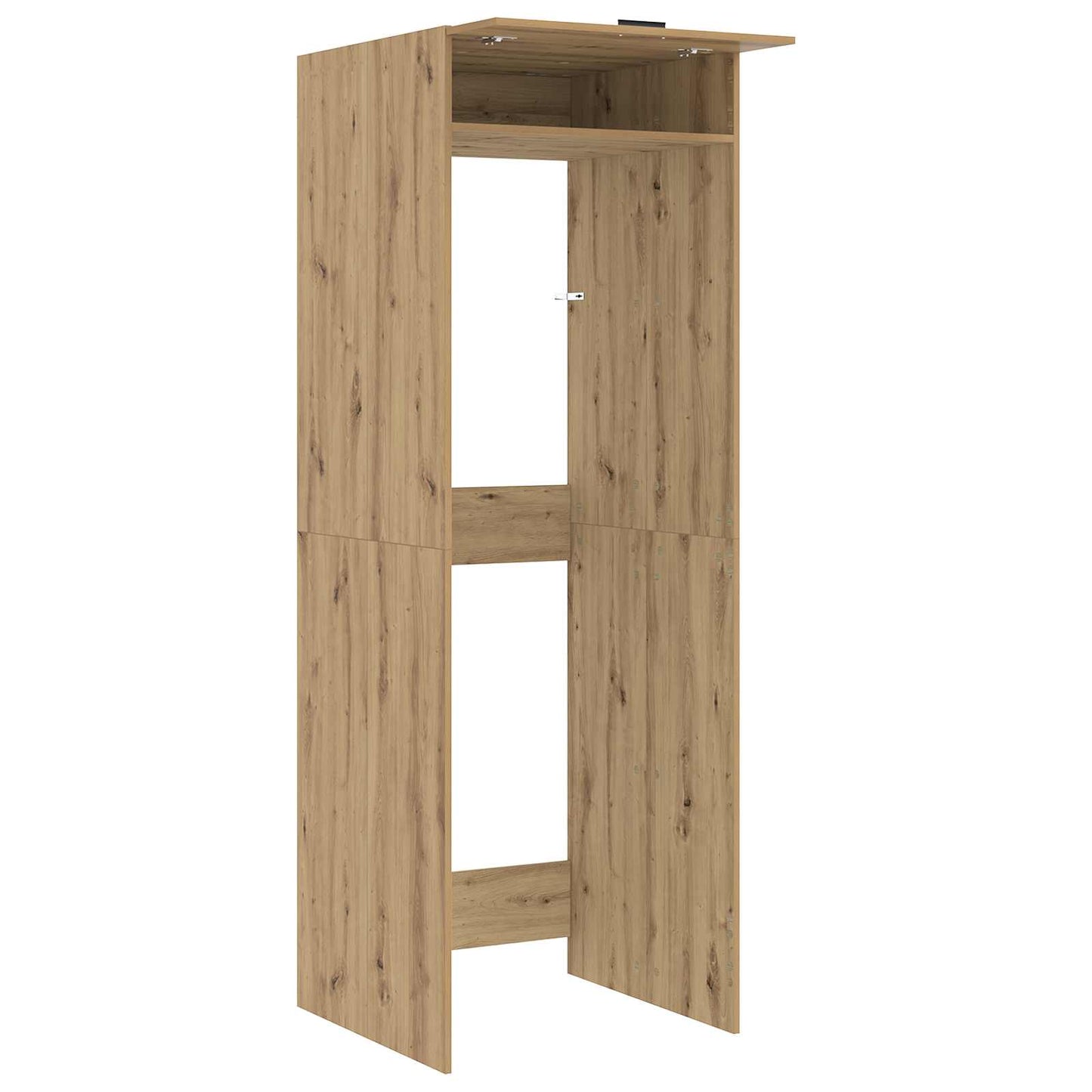 vidaXL Waschmaschinen-Schrank mit Tür Artisan-Eiche 67,5 x 68 x 200 cm
