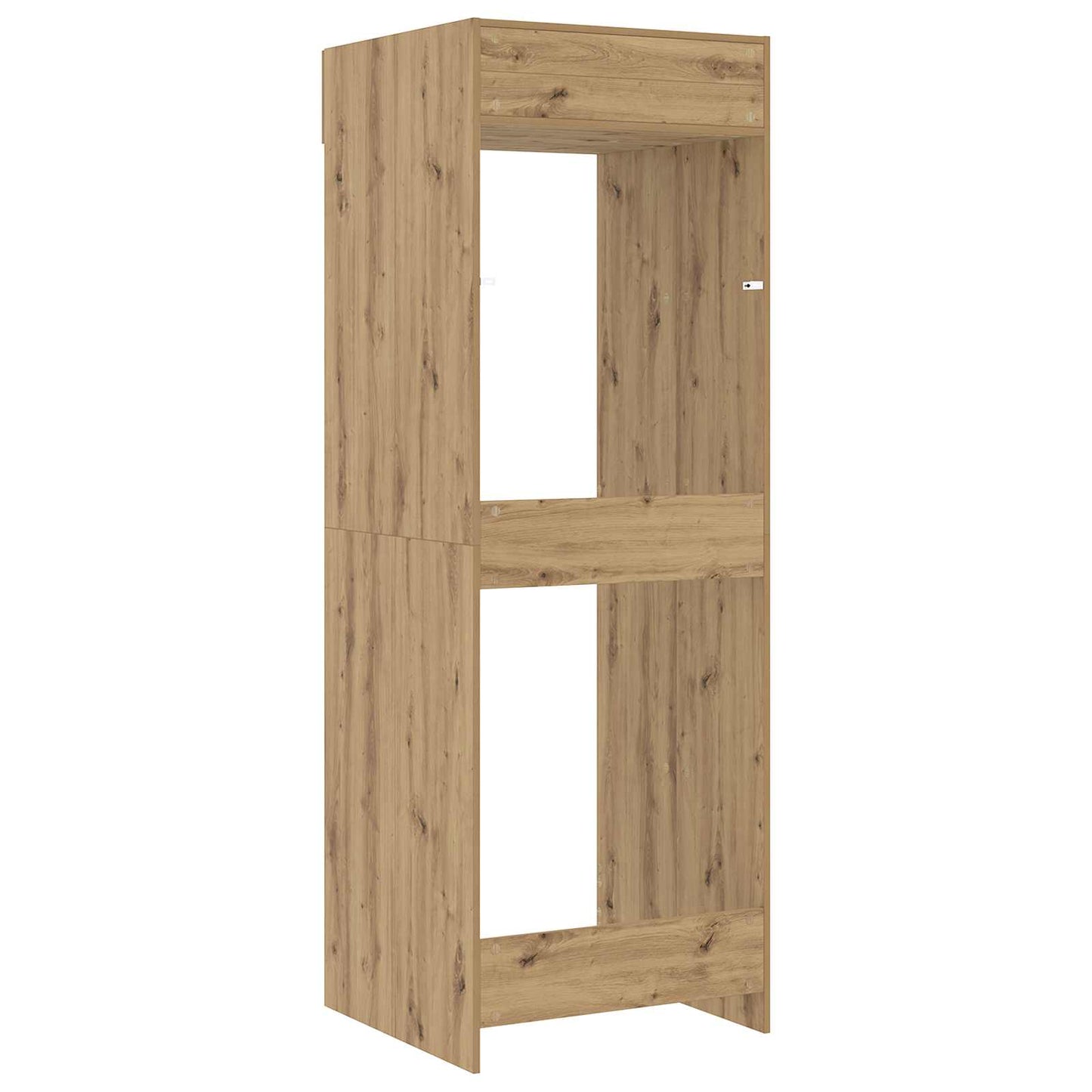 vidaXL Waschmaschinen-Schrank mit Tür Artisan-Eiche 67,5 x 68 x 200 cm