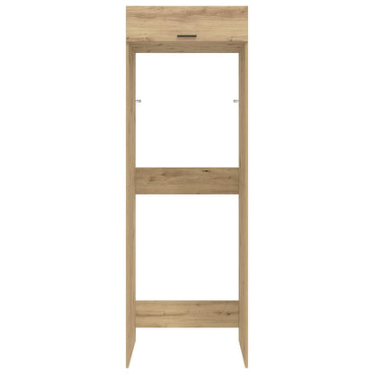 vidaXL Waschmaschinen-Schrank mit Tür Artisan-Eiche 67,5 x 68 x 200 cm