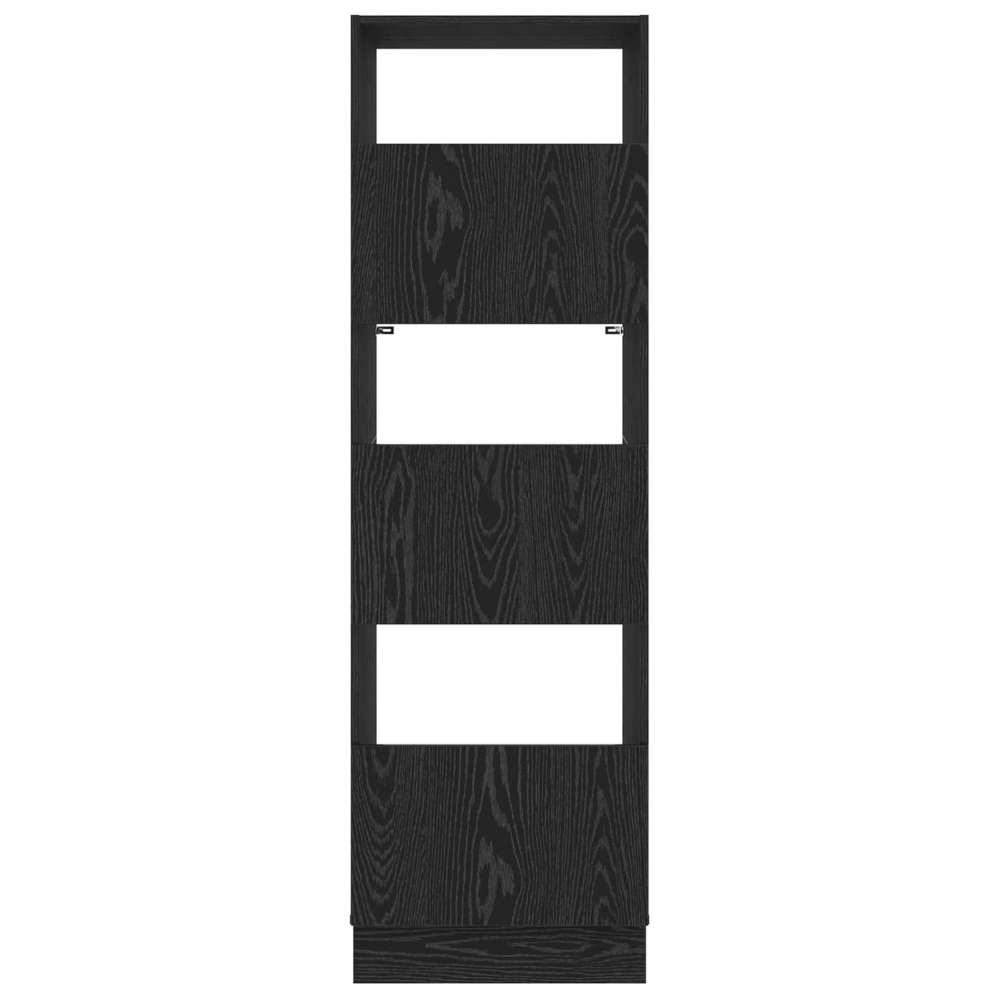 vidaXL Wäscheschrank mit Tür Schwarz Eichen-Optik 50 x 68 x 162 cm