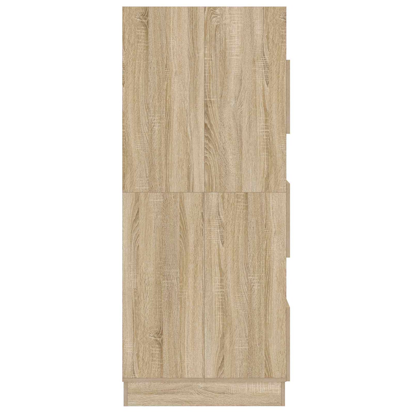 vidaXL Wäscheschrank mit Tür Sonoma 50 x 68 x 162 cm Holzwerkstoff