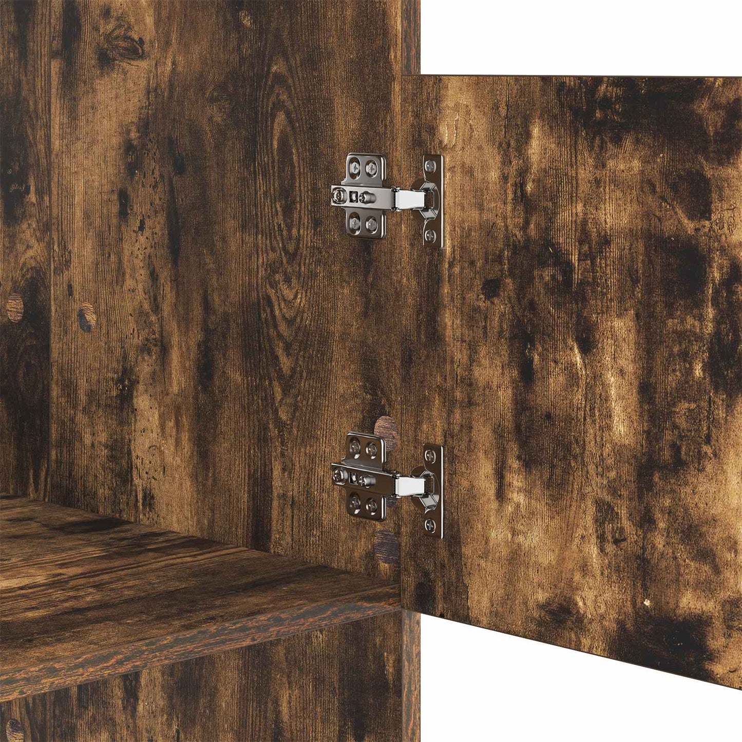 vidaXL Wäscheschrank Geräucherte Eiche 50 x 68 x 162 cm Holzwerkstoff