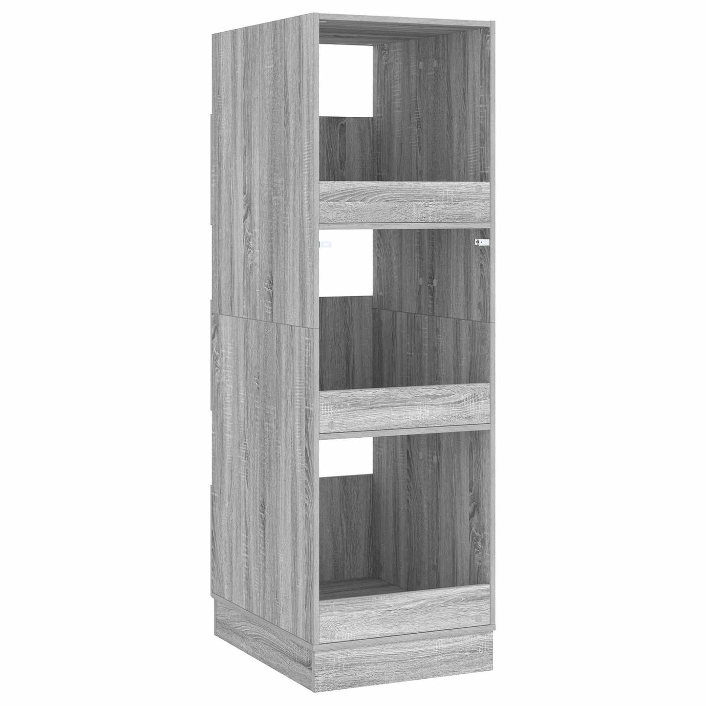 vidaXL Wäscheschrank Graues Sonoma 50 x 68 x 162 cm Holzwerkstoff