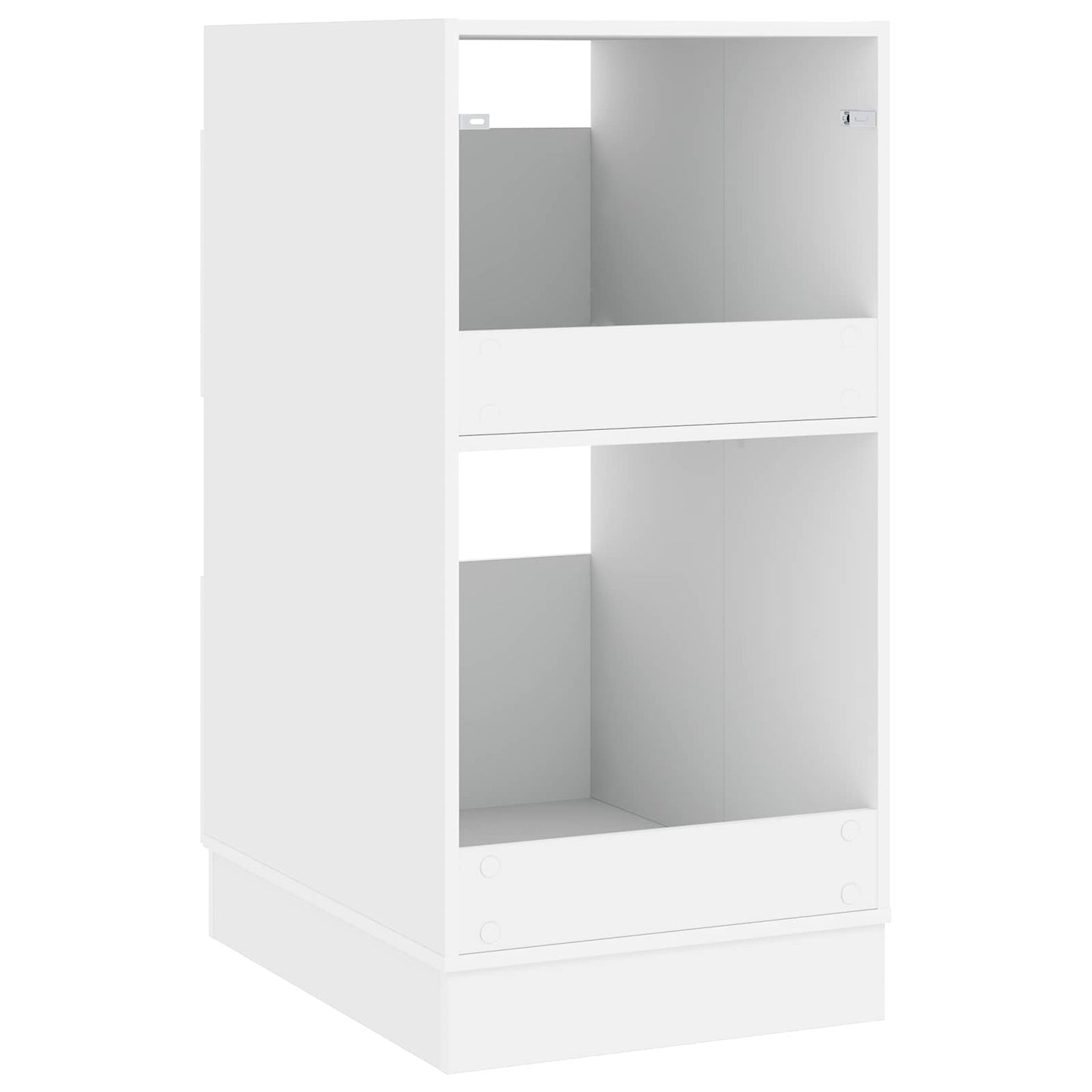 vidaXL Wäscheschrank mit Speicher Weiß 50 x 68 x 102 cm Holzwerkstoff