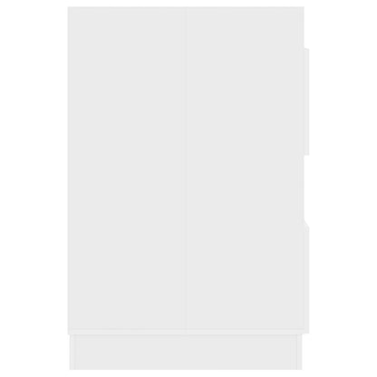 vidaXL Wäscheschrank mit Speicher Weiß 50 x 68 x 102 cm Holzwerkstoff