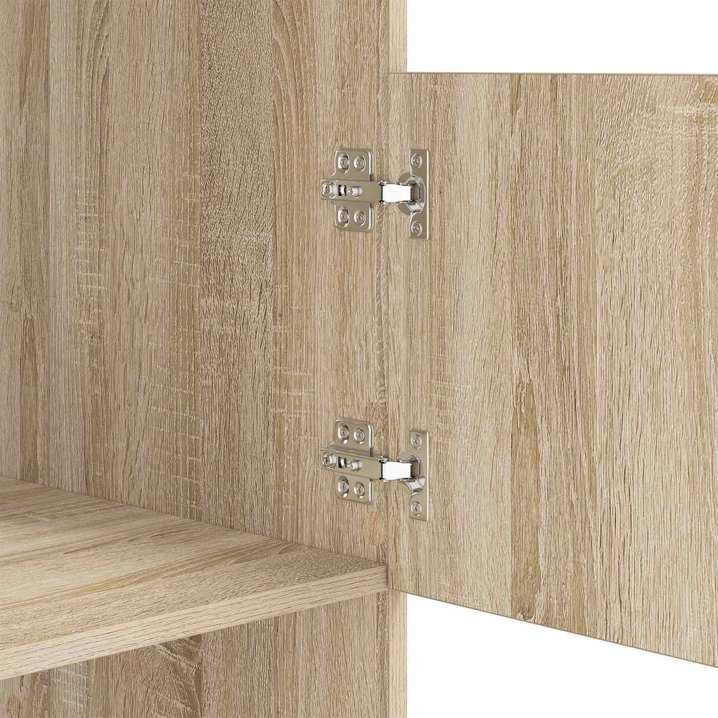 vidaXL Wäscheschrank mit Tür Sonoma 50 x 68 x 102 cm Holzwerkstoff