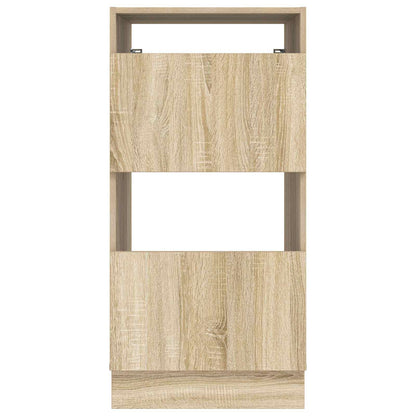 vidaXL Wäscheschrank mit Tür Sonoma 50 x 68 x 102 cm Holzwerkstoff