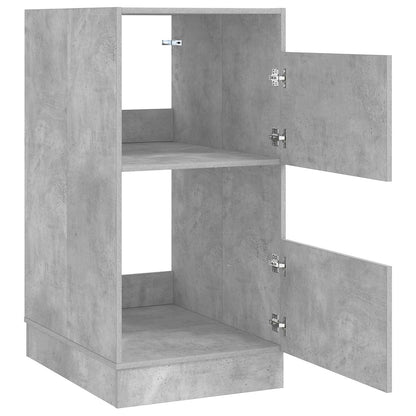 Wäscheschrank mit Speicher mit Tür Beton Holzwerkstoff