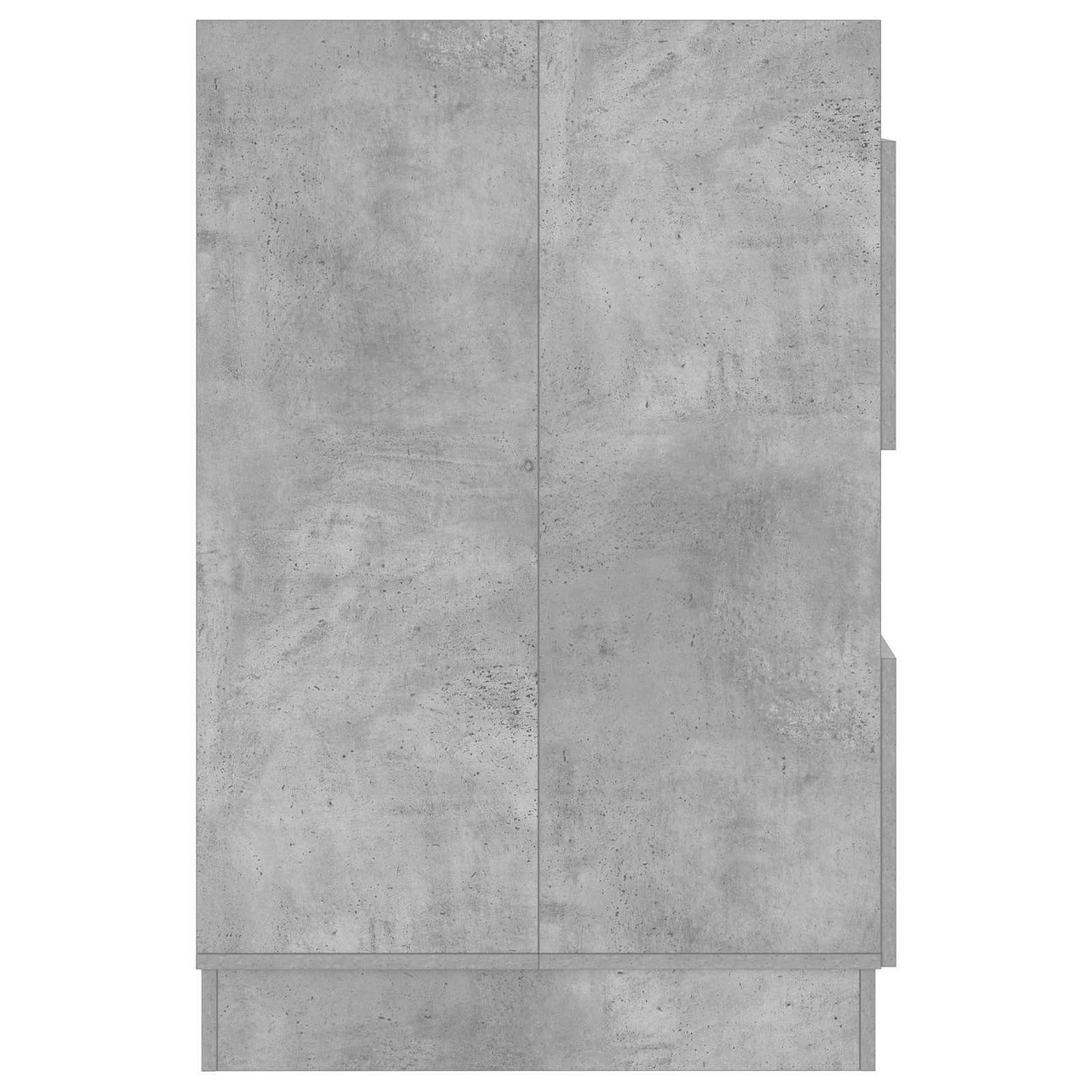 Wäscheschrank mit Speicher mit Tür Beton Holzwerkstoff