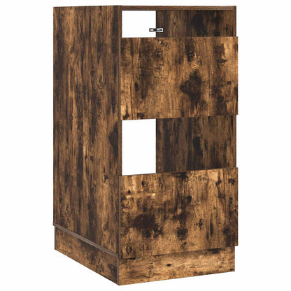 vidaXL Wäscheschrank mit Speicher Geräucherte Eiche Holzwerkstoff