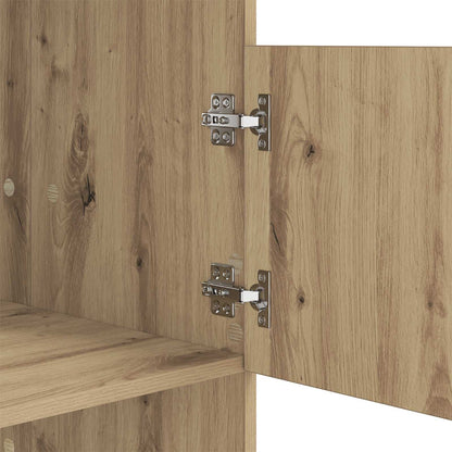 vidaXL Wäscheschrank Artisan-Eiche 50 x 68 x 102 cm Holzwerkstoff