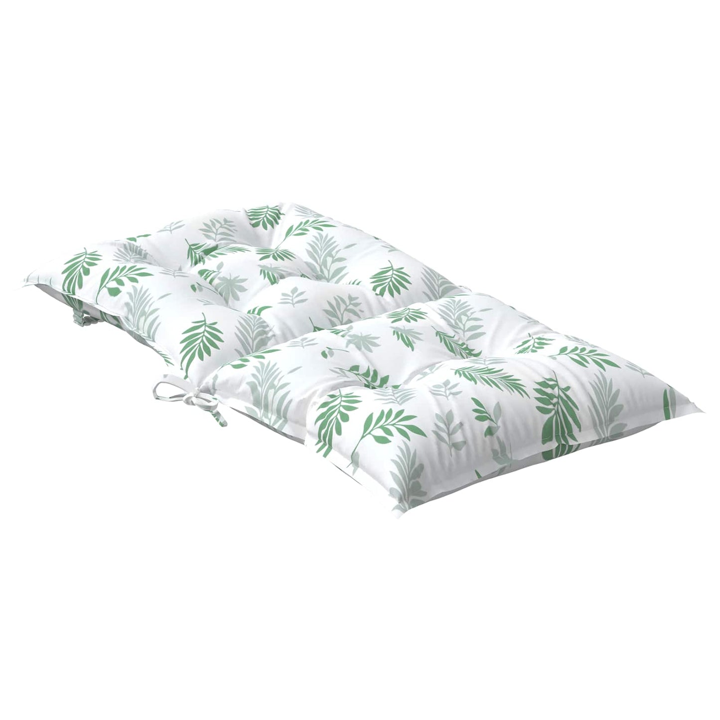 vidaXL Lowback Stuhlpolster Blatt 6 pcs Weiß 100 x 50 x 7 cm Oxford