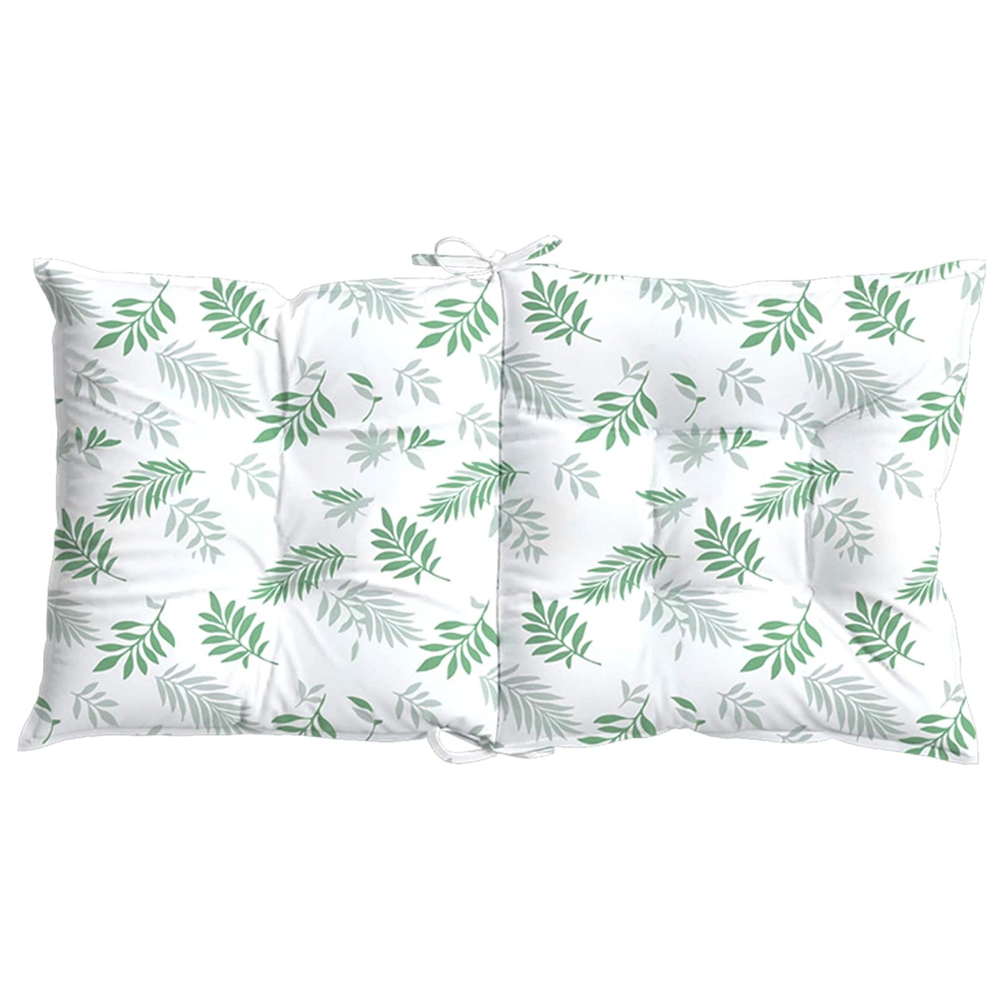vidaXL Lowback Stuhlpolster Blatt 6 pcs Weiß 100 x 50 x 7 cm Oxford
