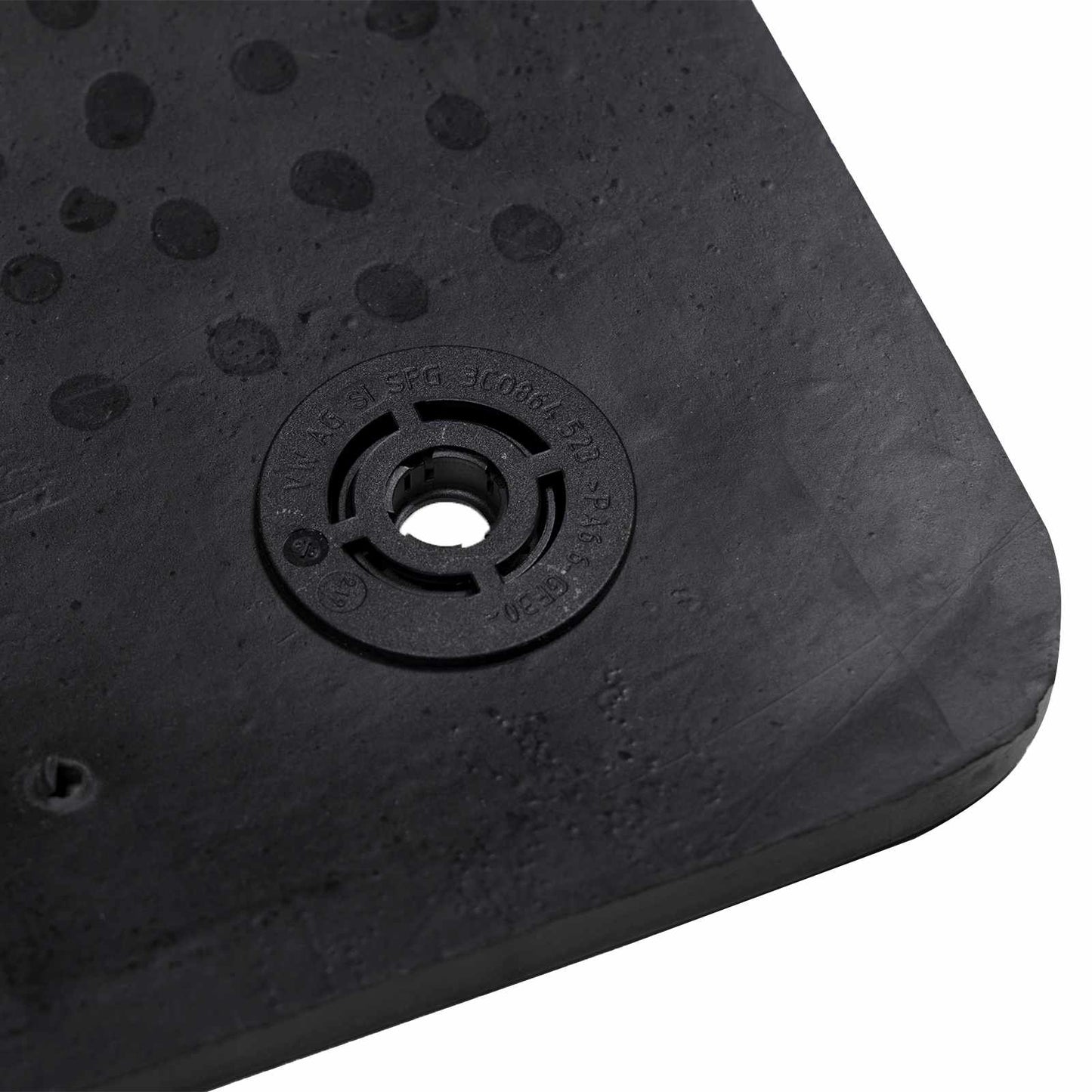 Autofußmatte 4 pcs Schwarz geeignet für Audi A3 2012-2020 Gummi