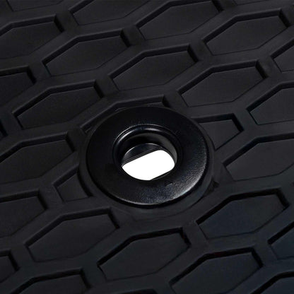 Autofußmatte 3 pcs Schwarz Gummi