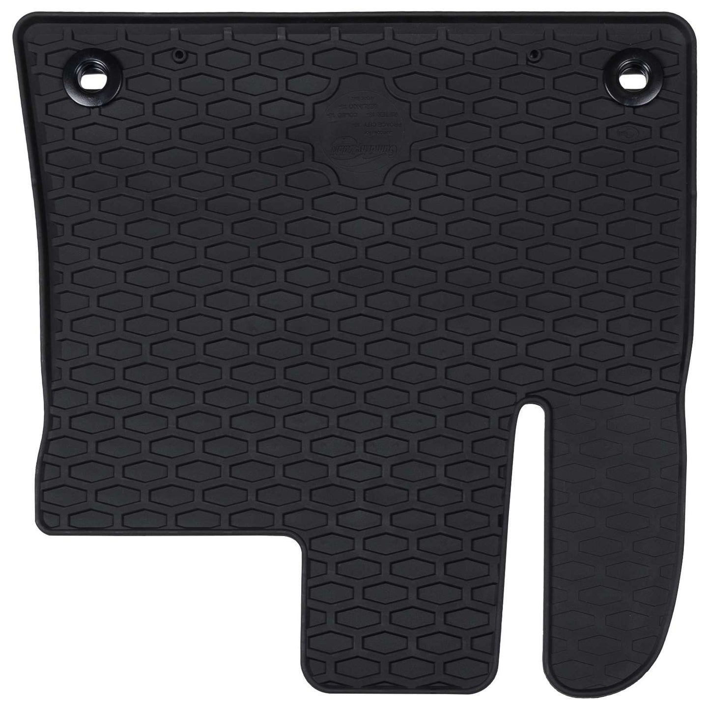 Autofußmatte 4 pcs Schwarz Gummi