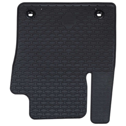 Autofußmatte 4 pcs Schwarz Gummi