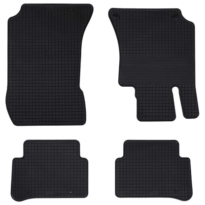 Autofußmatte 4 pcs Schwarz Geeignet für MERCEDES E 2009-2016