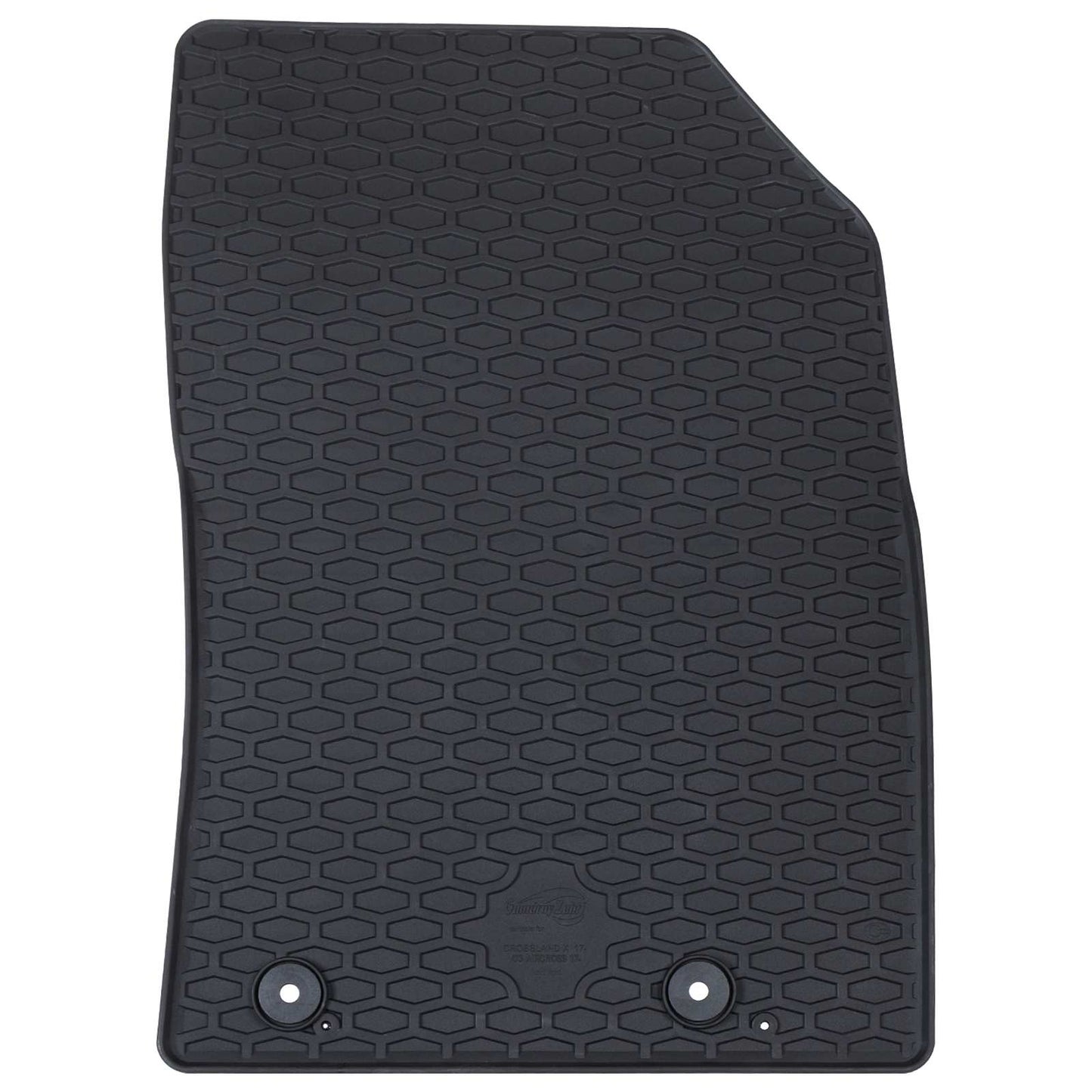 Autofußmatte 4 pcs Schwarz Gummi