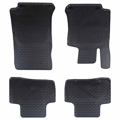 Autofußmatte 4 pcs Schwarz Geeignet für GLC 2016-2022 Gummi