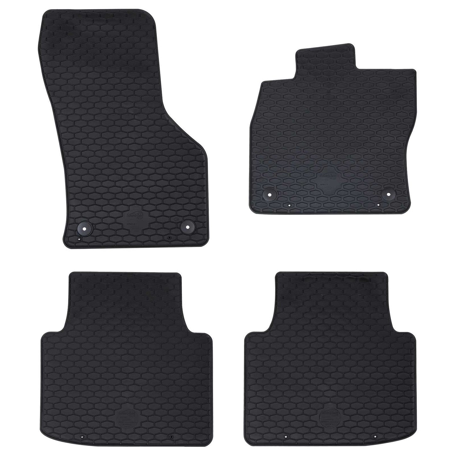 Autofußmatte 4 pcs Schwarz geeignet für VW Arteon 2017- 4D Aft
