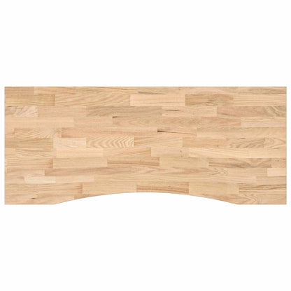 vidaXL Schreibtisch Schwarz und Natur 120 x 60 cm Massivholz Eiche
