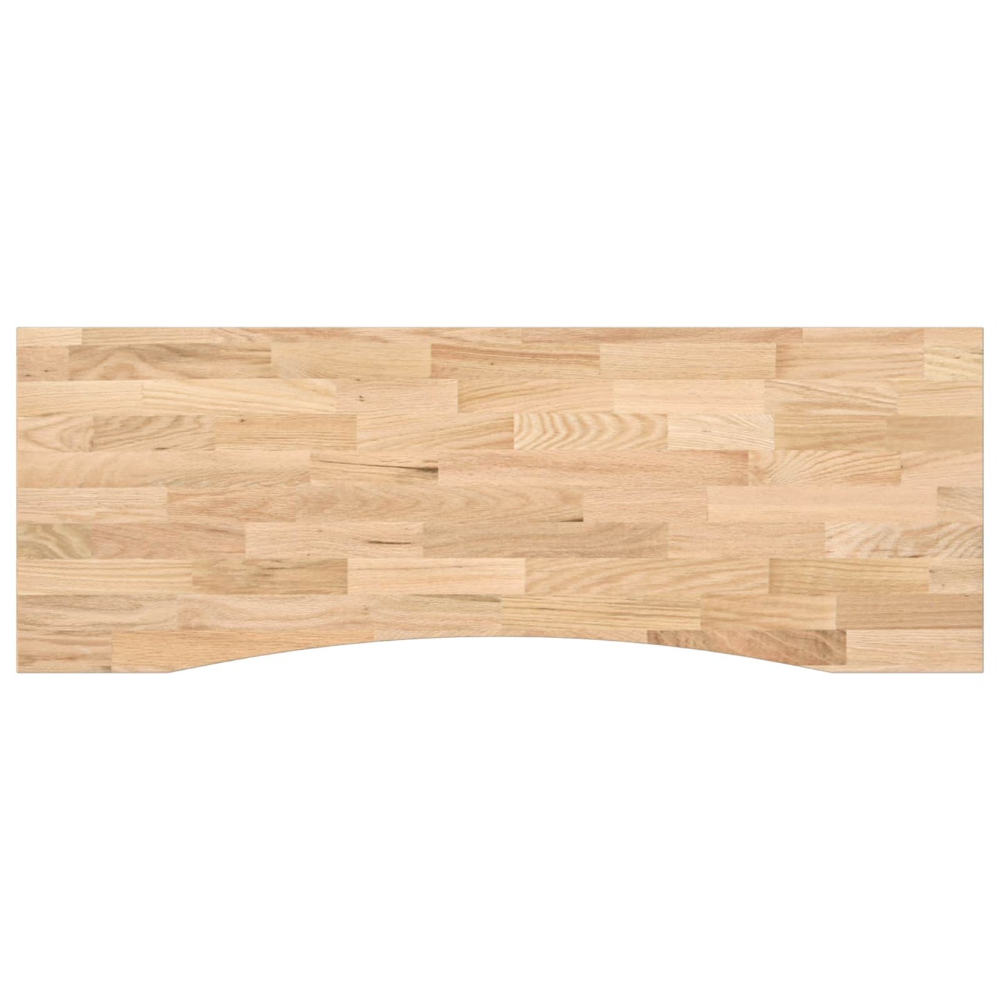 vidaXL Schreibtisch Schwarz und Natur 140 x 60 cm Massivholz Eiche