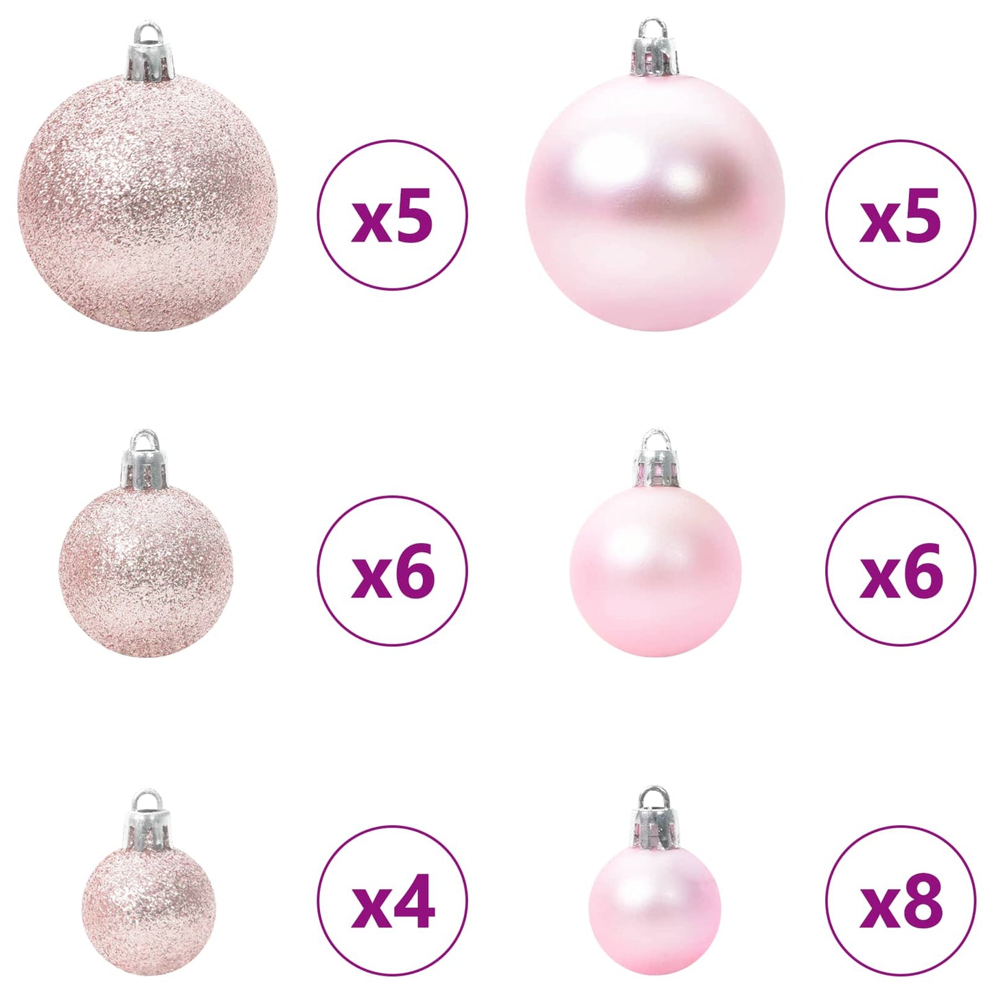 Künstlicher Weihnachtsbaum Weiß 120 cm PVC und Stahl