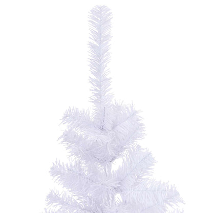 vidaXL Künstlicher Weihnachtsbaum Weiß 150 cm PVC und Stahl