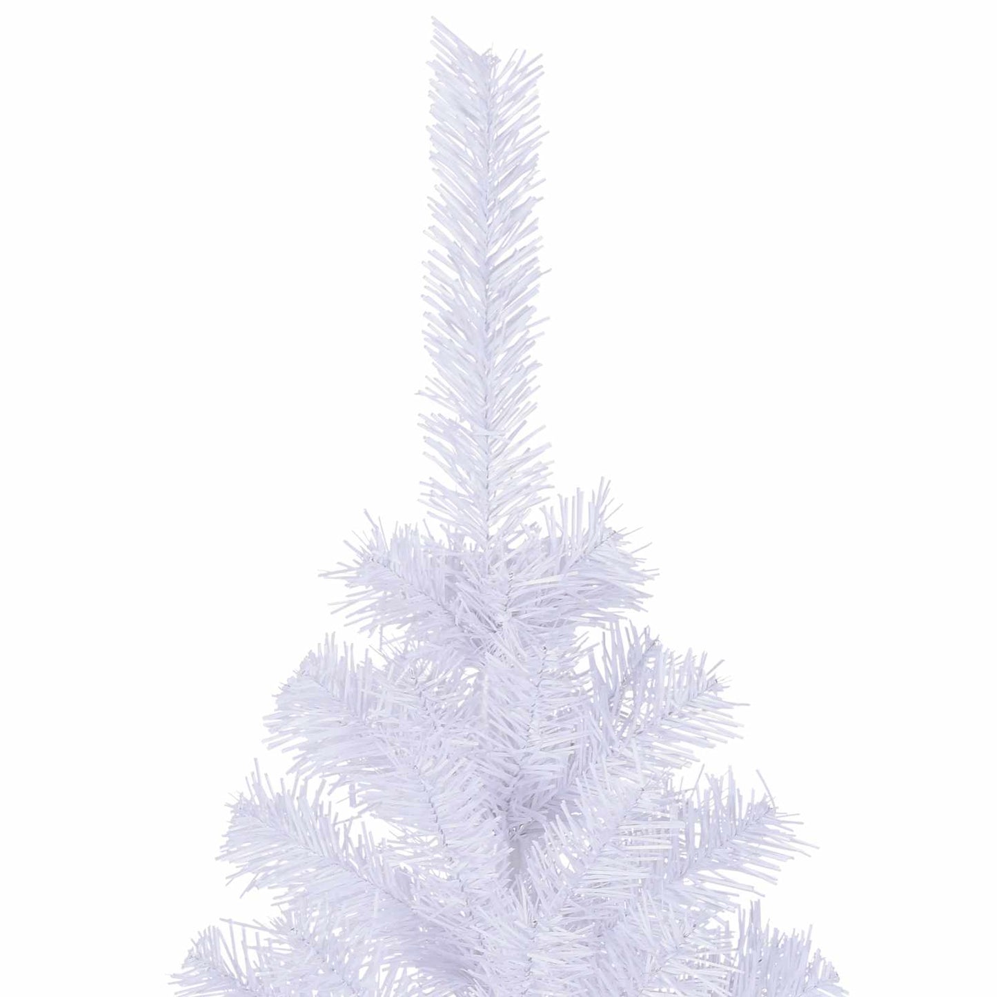 vidaXL Künstlicher Weihnachtsbaum Weiß 240 cm PVC und Stahl