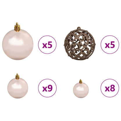 vidaXL Künstlicher Weihnachtsbaum Weiß 120 cm PVC und Stahl