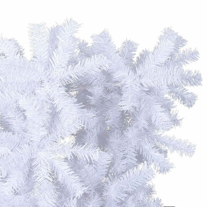 vidaXL Künstlicher Weihnachtsbaum Weiß 120 cm PVC und Stahl