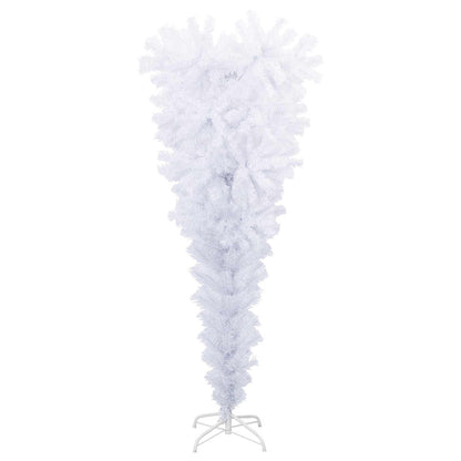 vidaXL Künstlicher Weihnachtsbaum Weiß 120 cm PVC und Stahl