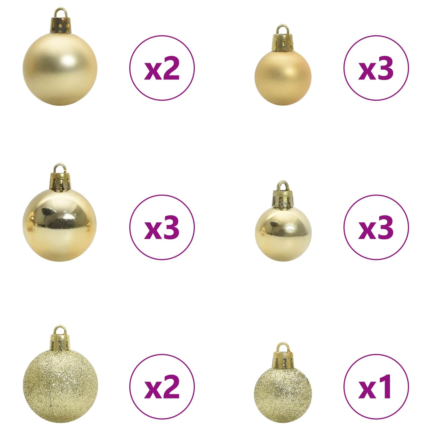 vidaXL Künstlicher Weihnachtsbaum Weiß 120 cm PVC und Stahl