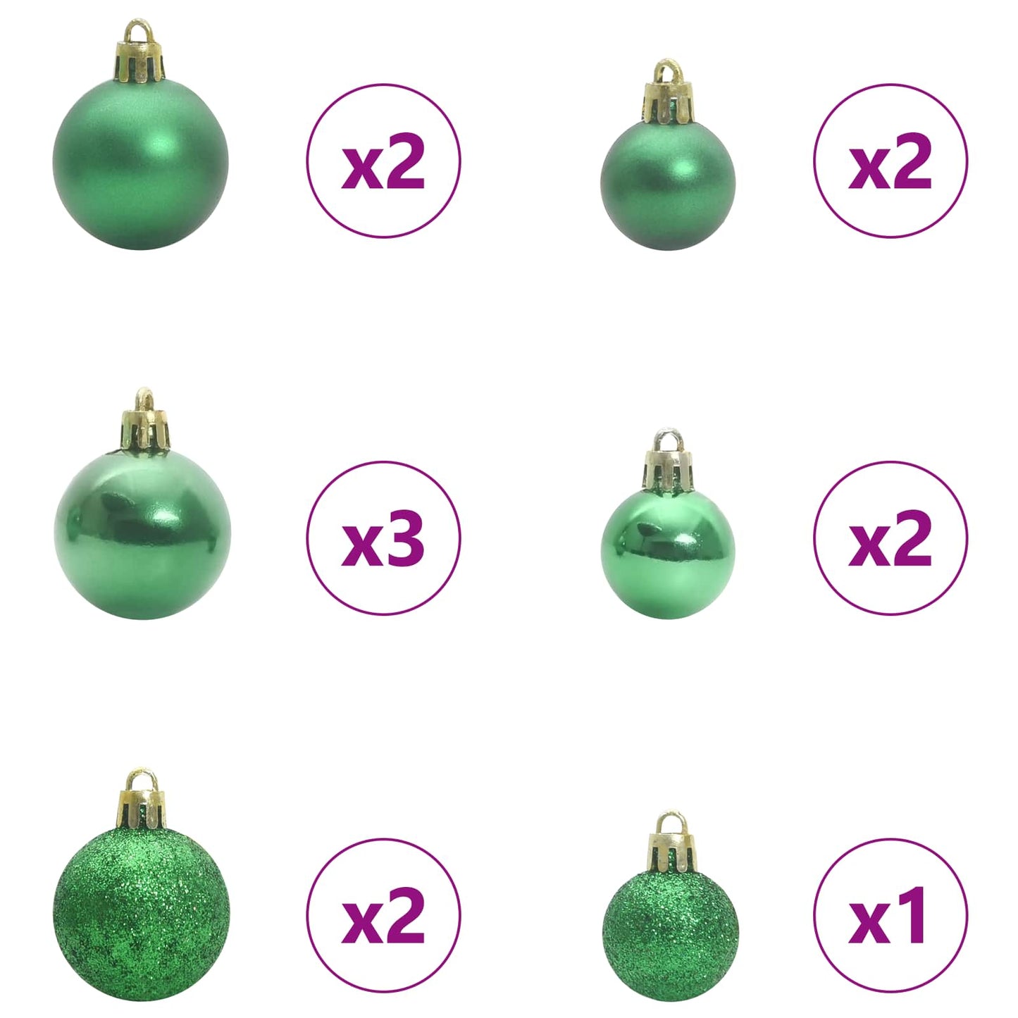 vidaXL Künstlicher Weihnachtsbaum Weiß 120 cm PVC und Stahl