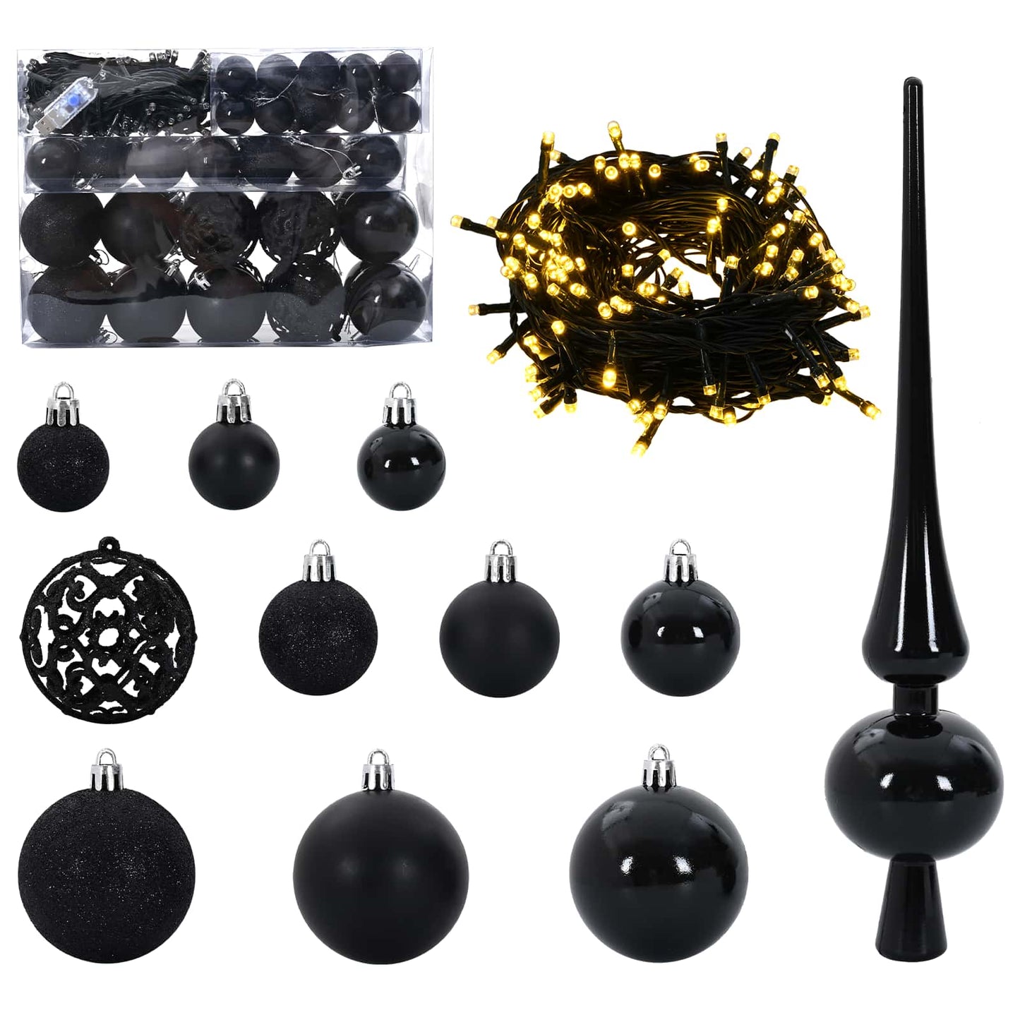vidaXL Künstlicher Weihnachtsbaum Weiß 150 cm PVC und Stahl