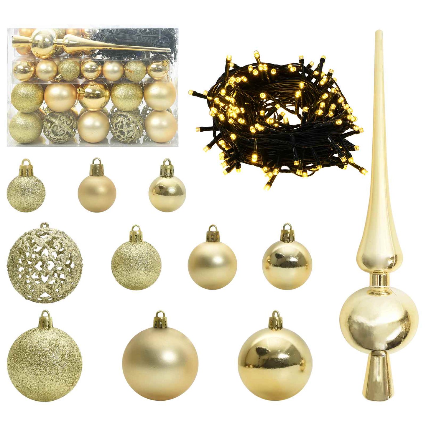 vidaXL Künstlicher Weihnachtsbaum Weiß 150 cm PVC und Stahl