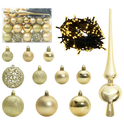 vidaXL Künstlicher Weihnachtsbaum Weiß 150 cm PVC und Stahl