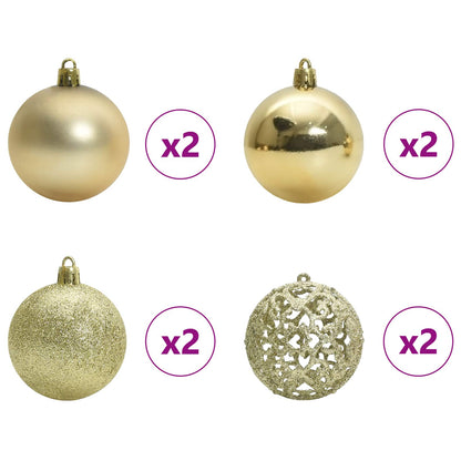 vidaXL Künstlicher Weihnachtsbaum Weiß 150 cm PVC und Stahl