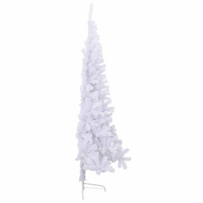 Künstlicher Weihnachtsbaum Weiß 240 cm PVC und Stahl