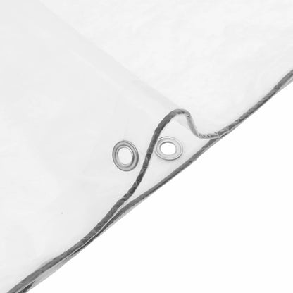 Plane mit Ösen Transparent 5 x 6 m Polyethylen