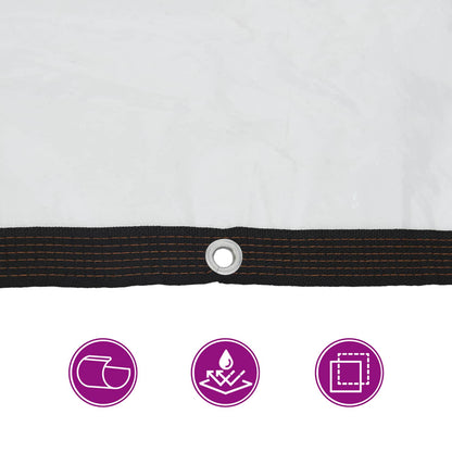 Plane mit Ösen Transparent 5 x 8 m Polyethylen